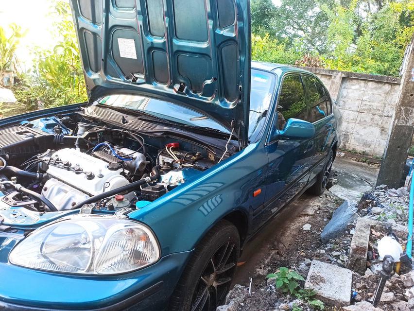 รถยนต์ HONDA CIVIC สีเขียว 4 สูบ รูปที่ 13