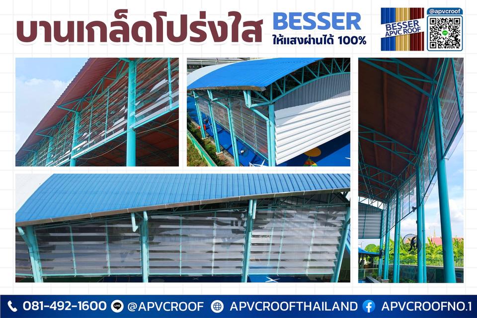 ลดค่าไฟ เพิ่มแสงสว่าง ด้วยบานเกล็ดโปร่งใส APVC BESSER