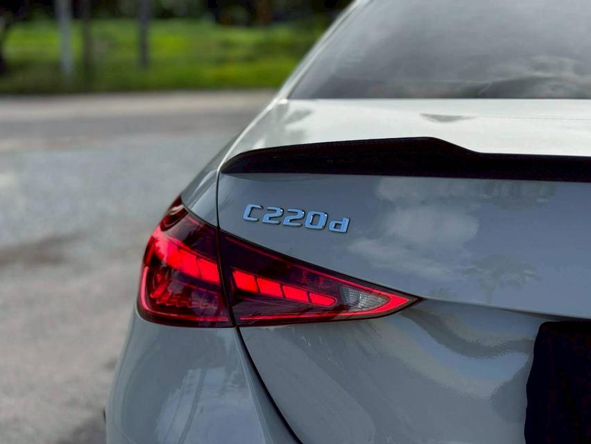 Benz C220d AMG Dymanic w206 2022 แท้ รถสวยจริงๆ เดิมสีดำwrapมา 11