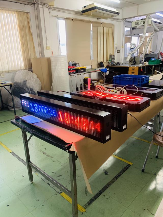 นาฬิกาดิจิตอล ติดผนัง ติดในอาคาร ติดนอกอาคาร รูปที่ 3