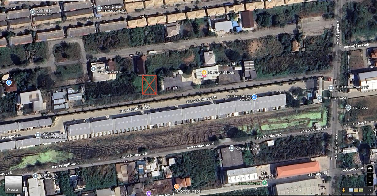 ที่ดินถมแล้ว ใกล้รามอินทรา 117 ซอยติดกับเจริญพัฒนา 5 เหมาะกับพักอาศัย หรือทำ Studio 3