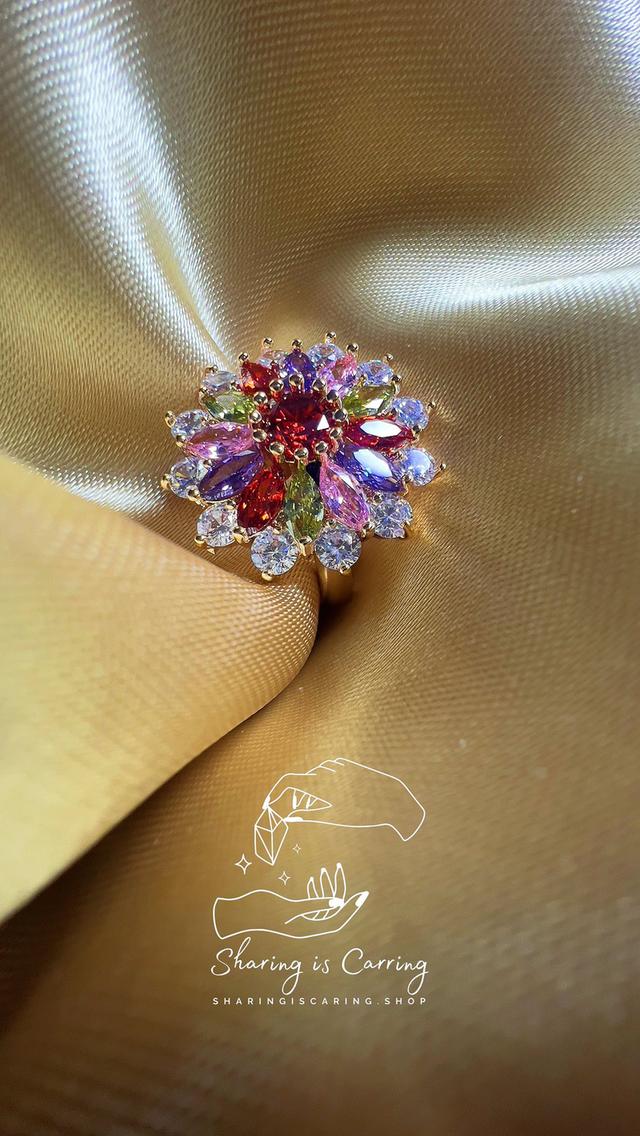 แหวนแฟชั่น เพชรแฟนซี CZ สวยน่ารักกกมาก แบบ บริดเจอตัน ราคา ฿1,390.- บาท รวมส่ง Bridgerton syle