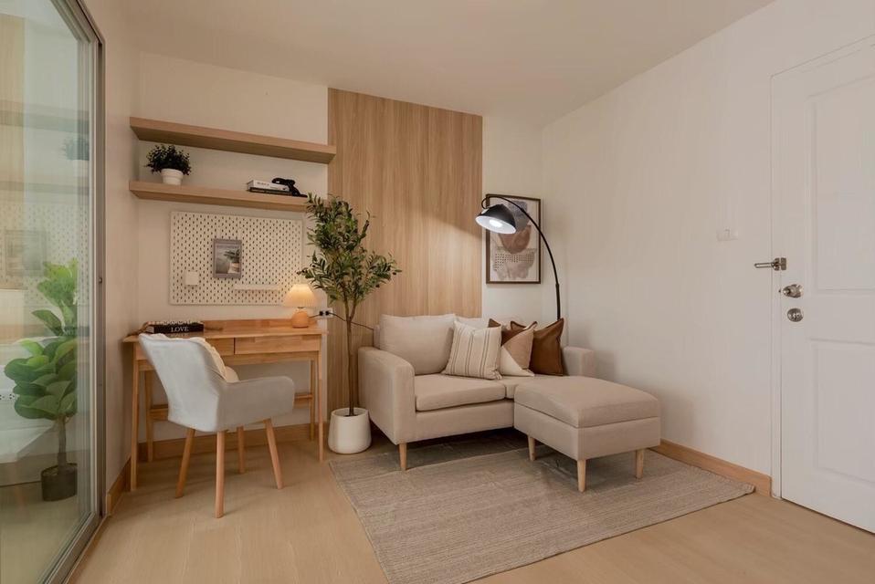 ขาย คอนโด ปิ่นเกล้า The Trust Residence แต่งสวยเฟอร์ทั้งห้อง ชั้น19 1ห้องนอน 1รับแขก เพียง 1.89 ล้านบาท ฟรีโอน! 5