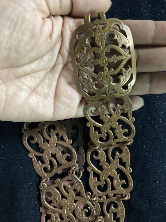 เข็มขัดทองเหลืองเก่า 7