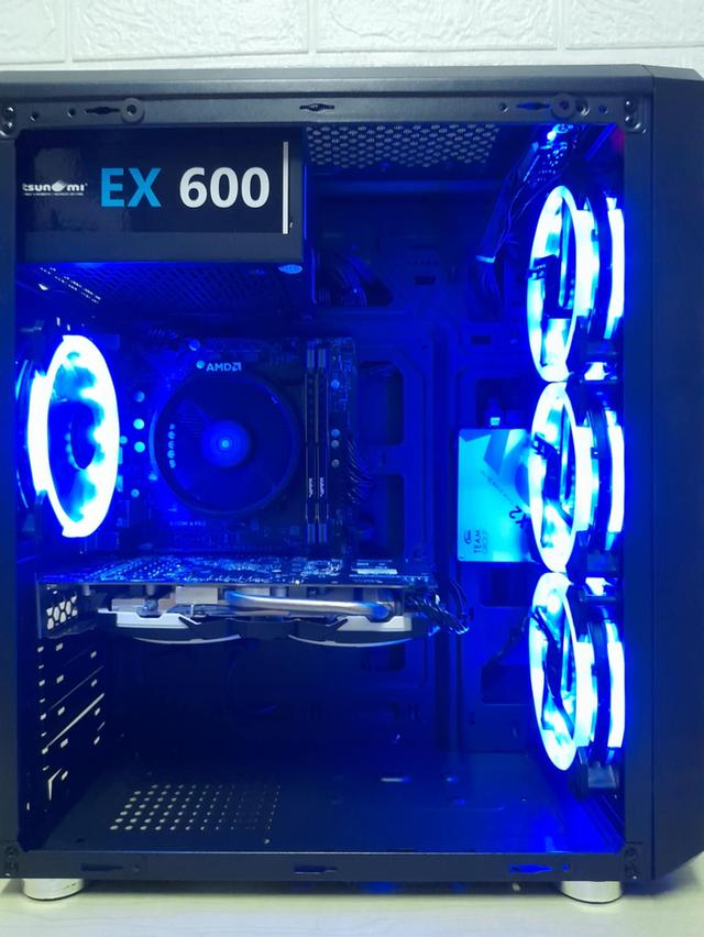 com game 💥 CPU RYZEN5 2600 + RX 570 OC 8 GB + RAM 16 GB + SSD 256 GB 💥 6