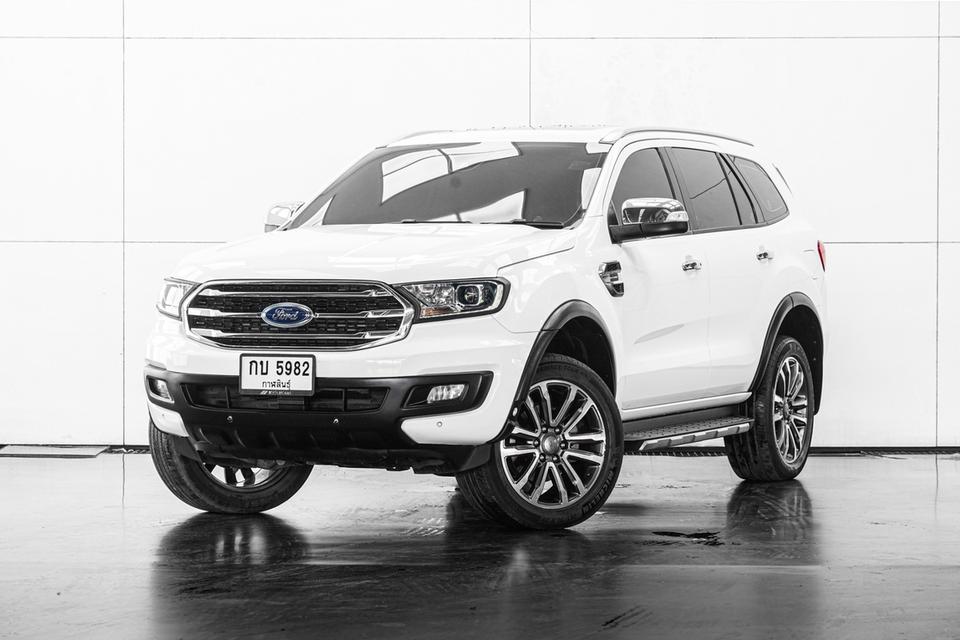 FORD EVEREST 2.0 BI-TURBO 4WD TITANIUM PLUS ปี 2020 สีขาว