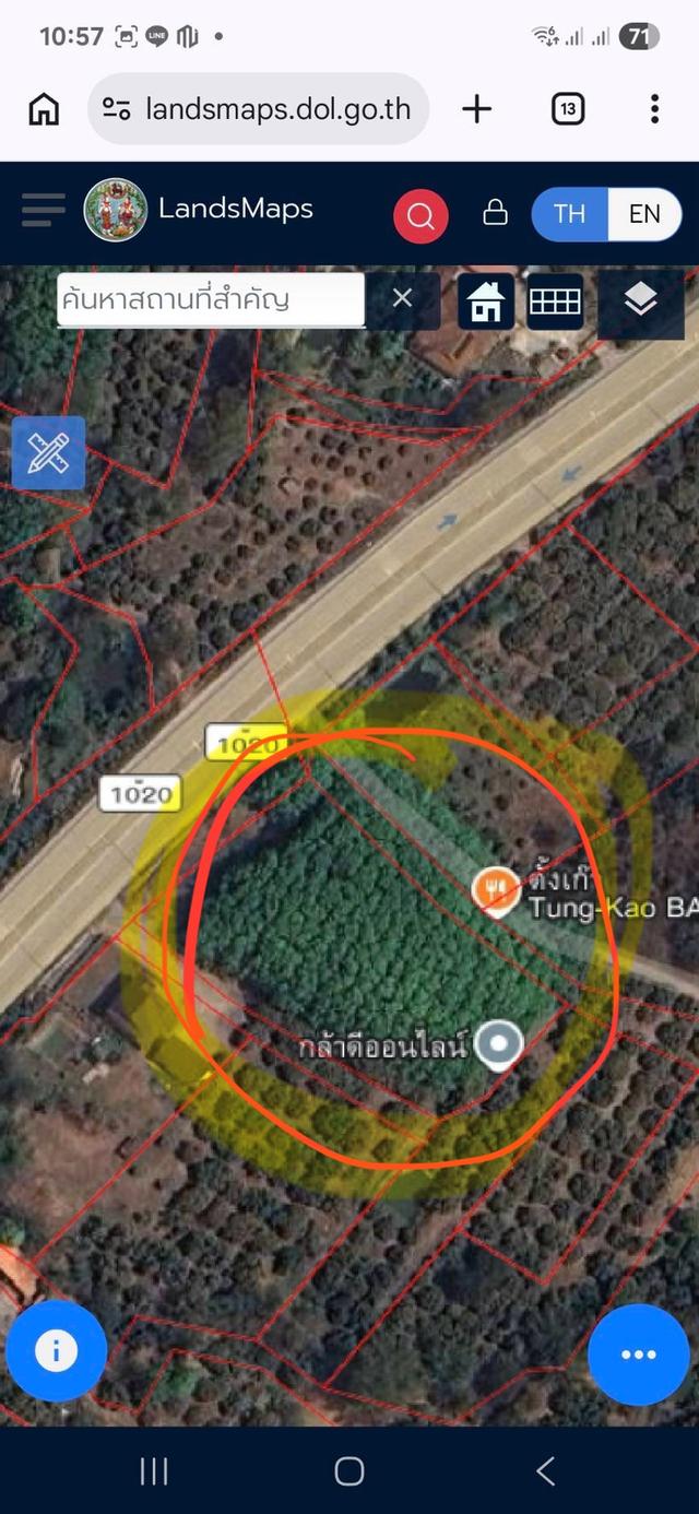 ที่ดินสวนยางพร้อมกรีด 3ไร่1งาน60ตรว 3ล้านบาท 1