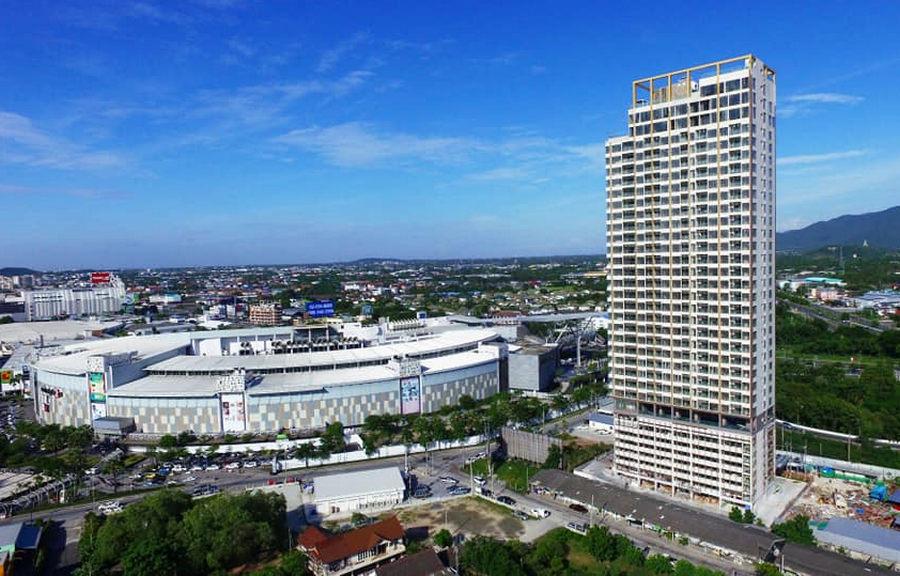 Infinity One Condo ติดเซ็นทรัล ชลบุรี ขนาด 55 ตารางเมตร 2 ห้องนอน 2 ห้องน้ำ ชั้น21 วิวเมือง มองเห็นทะเล ตกแต่งครบ 12