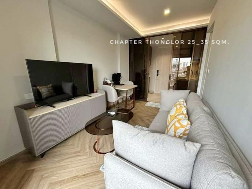 ให้เช่า คอนโด Ready to move 1 bedroom river view Chapter Thonglor 25 : แชปเตอร์ ทองหล่อ 25 35 ตรม. easy to travel by BTS 2