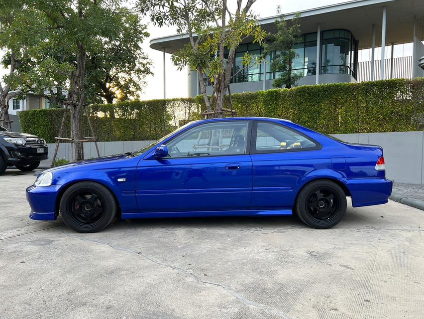 CIVIC COUPE ปี 2000 หล่อๆ สีใสเงาจัด เคลือบแก้ว อะไหล่เบิกใหม่ 9