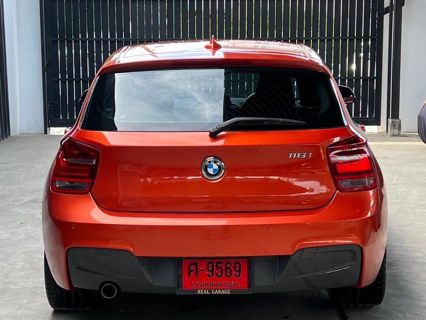 BMW 116i M SPORT ปี2014 วิ่ง13x,xxxKM  รถมือเดียวออกห้างป้ายแดง  5
