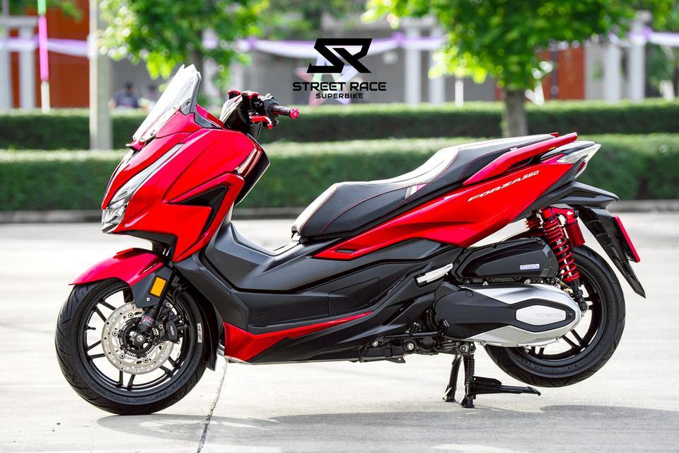 Forza350 ปี 2021 สี แดงหน้าคาร์บอน สายหล่อต้องมี!  6