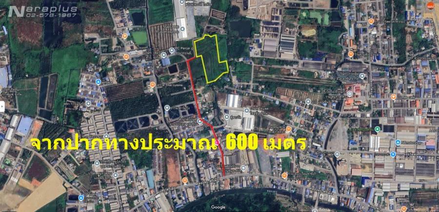 68080980 : ขายที่ดินแปลงสวยขนาด 15 ไร่ 1 งาน 63 ตารางวา ถนนคลองครุ-ศรีเมือง ต.ท่าทราย อ.เมืองสมุทรสาคร จ.สมุทรสาคร