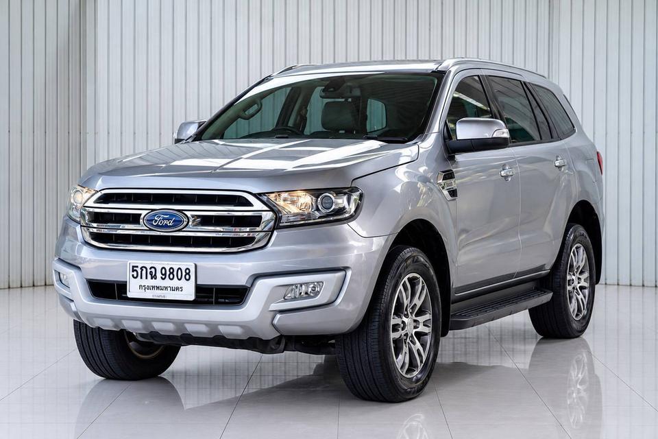 #FORD EVEREST, 2.2 TITANIUM ป2015 จดปี 2016 สีเทา โฉม ปี15-22 - รถมือเดียวป้ายแดง รูปย่อยที่ 4