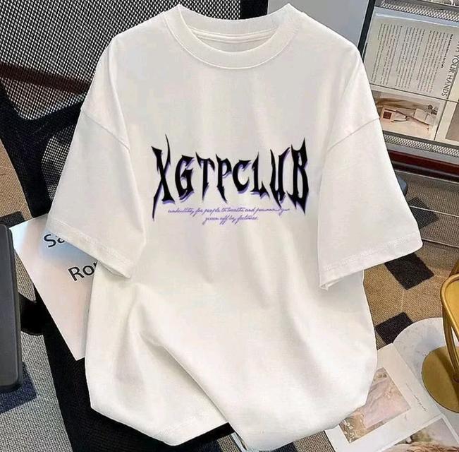 ยืดพิมพ์ตัวอักษรลายทอเมริกัน มาสำหรับผู้ชาย-ผู้หญิงใส่ช่วงฤดูร้อน