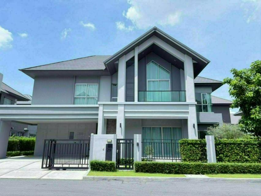 MHR273 บ้านใหม่เฟอร์ครบพร้อมอยู่! ปล่อยเช่าบ้านเดี่ยวหรู ถนนหอการค้าไทย 4 นอน 5 น้ำ มีห้องแม่บ้าน ใกล้ SISB, DBS และเซ็นทรัลแจ้งวัฒนะ 1