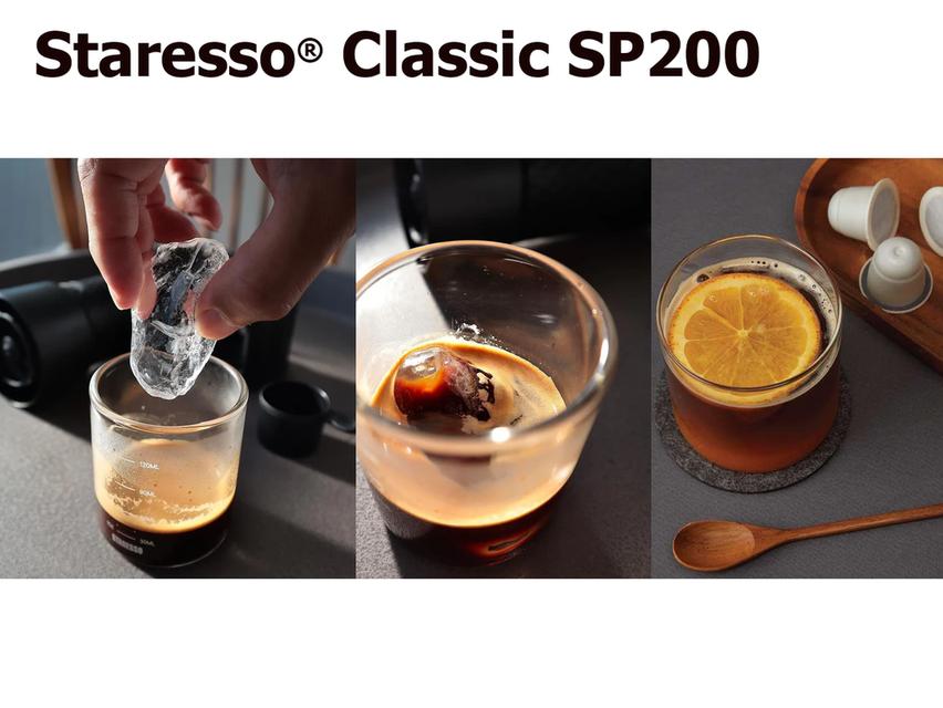 เครื่องชงกาแฟเอสเพรสโซ แบบพกพา STARESSO® Classic SP200(SP200BL159) ราคาขาย 970 บาท รวมค่าส่ง แบบ EMS ทั่วไทย 3
