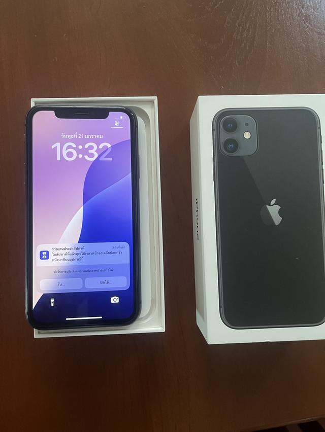 โทรศัพย์ Iphone 11 มือสอง ความจุ128 Gb สีดำ รูปที่ 4
