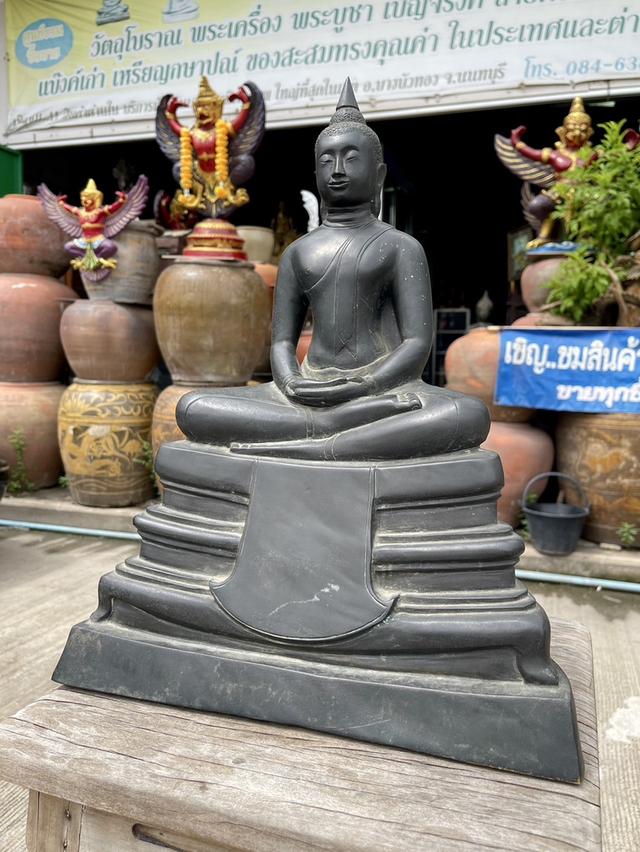 หลวงพ่อโสธร ฉะเชิงเทรา หน้าตัก9นิ้ว ทองเหลืองรมดำ ปี39 6