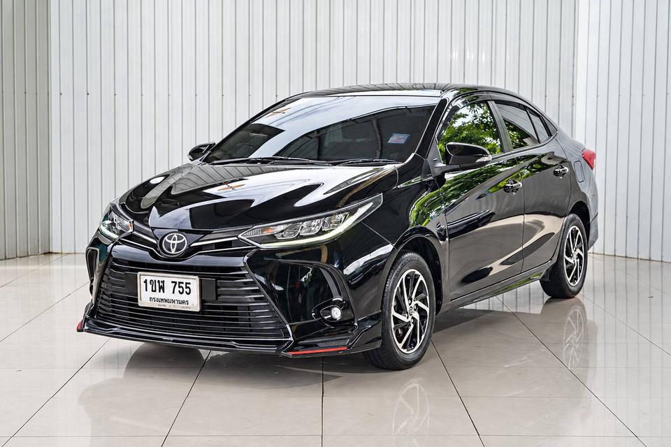 TOYOTA YARIS ATIV 1.2 SPORT PREMIUM ปี 2021 สีดำ โฉม ปี17-22