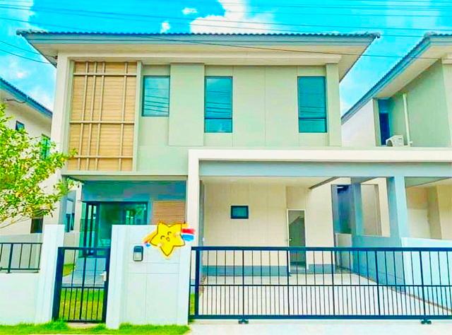 MRT บางรักน้อยท่าอิฐ วัดสวนแก้ว ท่าเรือพระราม 5 2.5 กม.ให้เช่าบ้านเดี่ยว ราชพฤกษ์ 3นอน 3 น้ำ 43 ตร.วา. 176 ตร.ม. Nonthab 1