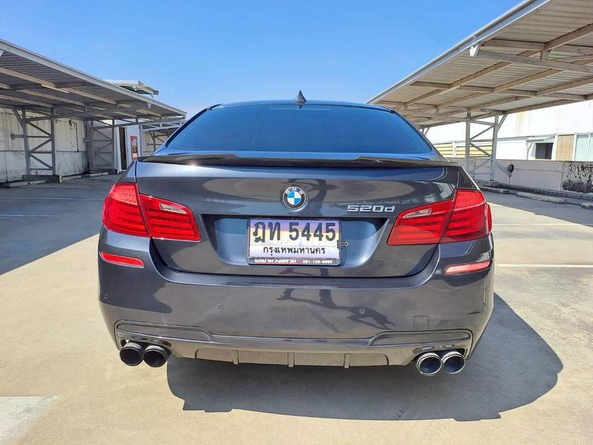 BMW 520d (F10) ปี2011 รถสภาพสวยเดิมๆไม่เคยมีอุบัติเหตุ สีเทา