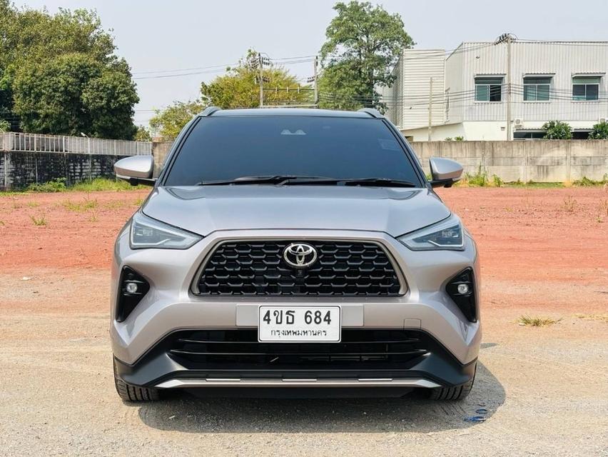 รหัส MUY684 🚗 Toyota Yaris Cross 1.5 HEV Luxury สีเทา ปี 2024 ท็อปสุด 🚗