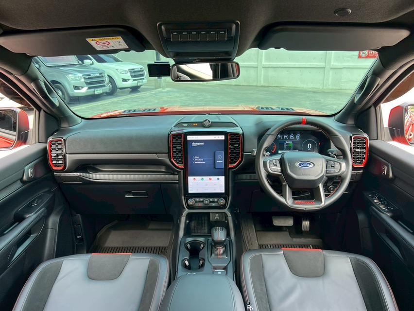 ปี 2025 FORD RANGER, 2.0 RAPTOR BI-TURBO 4WD โฉม DOUBLE CAB สีส้ม สวยจัดๆ รูปที่ 5