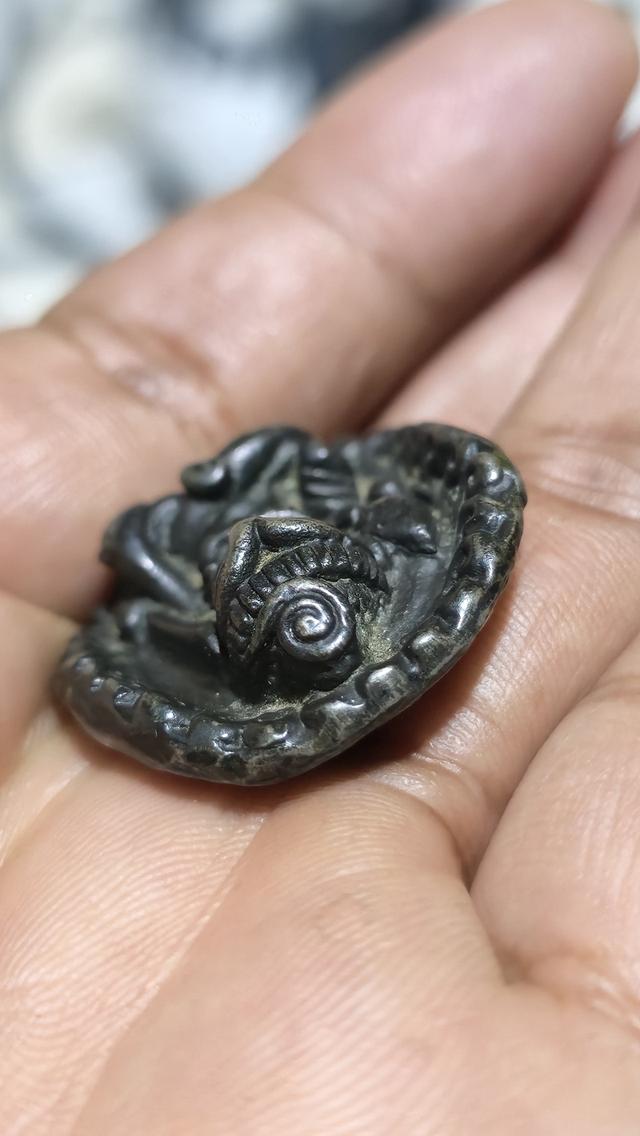 พระอุปคุตเขมรเนื้อสัมฤทธิ์เงิน