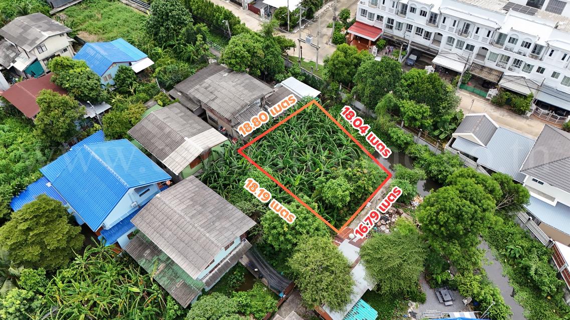 ที่ดิน 80.6 ตร.ว. ซอยจรัญสนิทวงศ์ 3 (ซอยสมชาย) ที่ริมคลอง ราคาถูกมาก 2