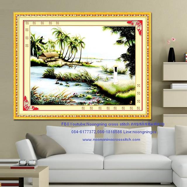 ร้าน Noongning Cross stitch ครอสติสพิมพ์ลาย จำหน่ายอุปกรณ์ครอสติส ภาพติดเพชร1668 3