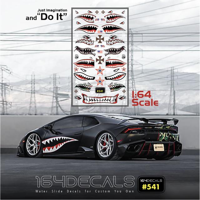 Waterslide Decal custom 1:64 Hot Wheels