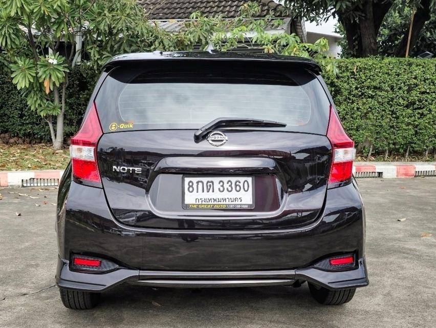 NISSAN NOTE 1.2 V ปี 2019 โฉม ปี17-ปัจจุบัน เกียร์ AUTO เครื่องยนต์เบนซิน ไมล์ 167,677 km.สีม่วง  6