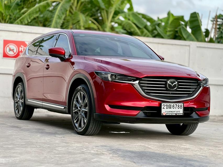ปี 2019 MAZDA CX-8, 2.2 XDL โฉม ปี19-ปัจจุบัน สีแดง เกียร์ออโต้ เครื่องยนต์ดีเซล มือเดียวป้ายแดง 3