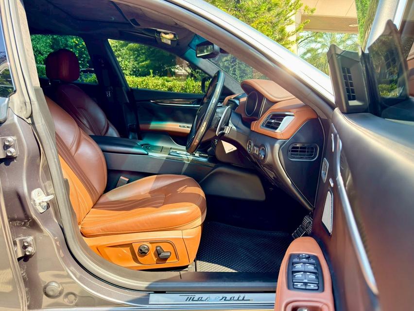 Maserati Ghibli S 2015 สีเทา รถสวย ขับดีมาก ราคาถูกมาก รูปที่ 10