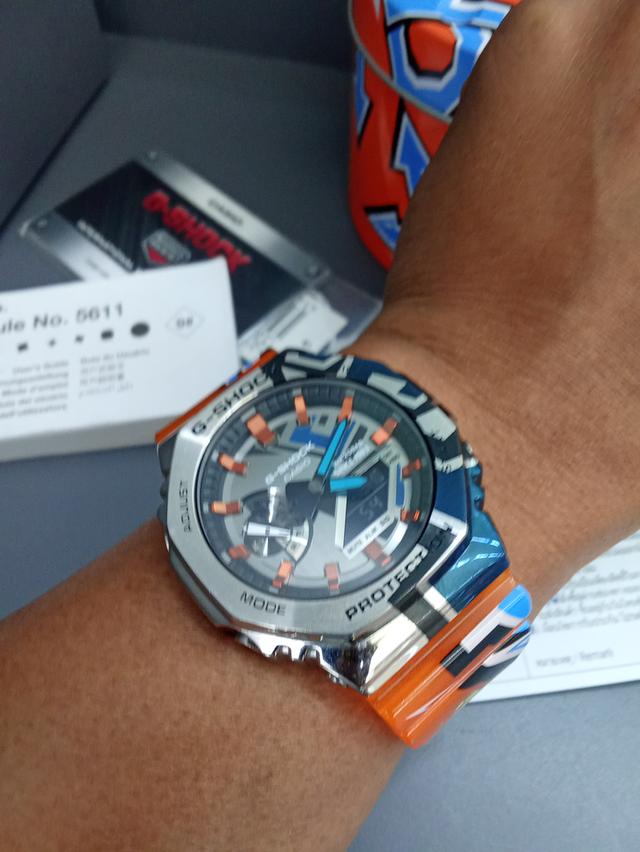 G-Shock นาฬิกาข้อมือ แท้ รุ่น GM 2100ss 1ADR พร้อมใบรับประกัน คู่มือ กล่อง รูปที่ 4