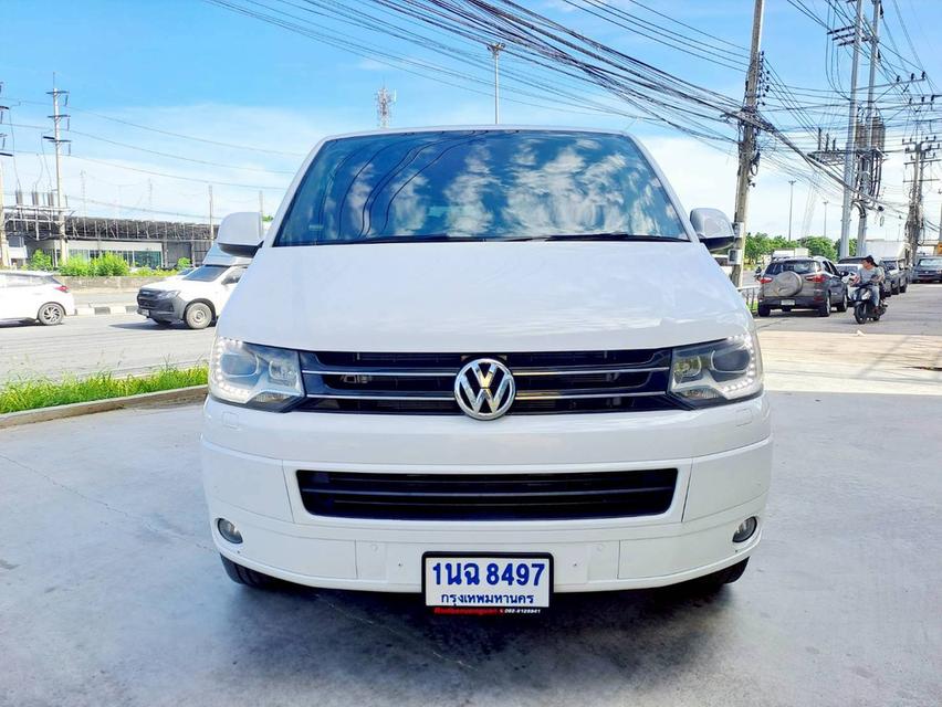 VOLKSWAGEN CARAVELLE 2.0 TDI ปี2014 สีขาว รถมือเดียวจากป้ายแดง  2