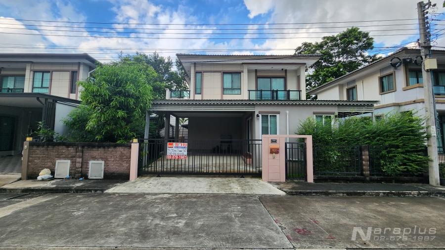  68050578 : ขายบ้านเดี่ยว 2 ชั้น ขนาด 5 ห้องนอน บนที่ดินขนาด 51.3 ตร.ว. พื้นที่ใช้สอย 195 ตร.ม. โครงการ ภัสสร เพรสทีจ บางนา-สุวรรณภูมิ สมุทรปราการ  1