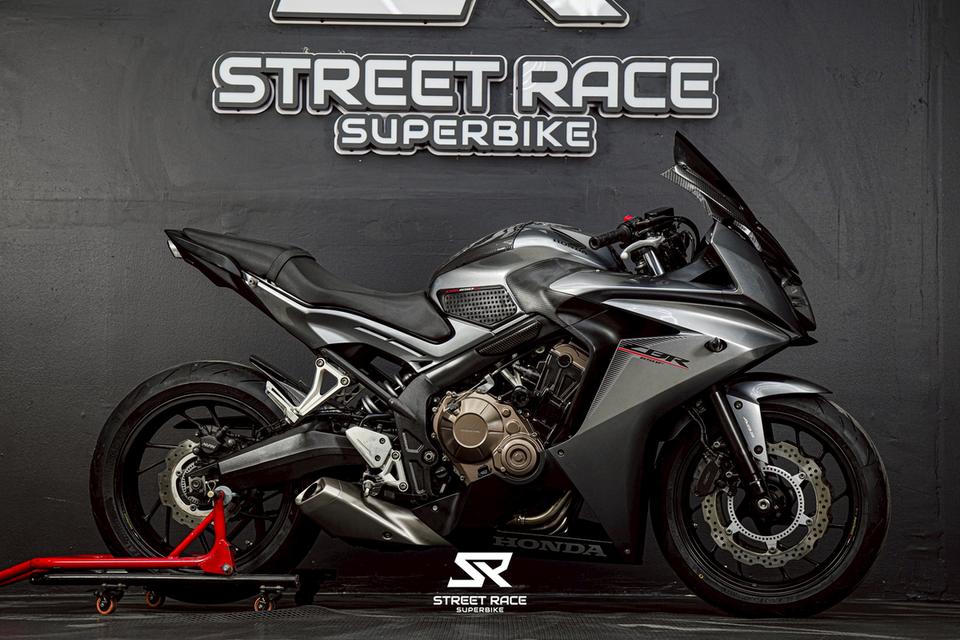 🔥 honda cbr650f ปี 2018 สีเทา หล่อ ดุดัน พร้อมขี่! 🔥 รูปที่ 1