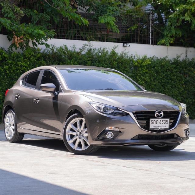 MAZDA 3 2.0 SKYACTIV S SPORTS 5D AT 20165 ประตู แฮทช์แบ็ค หล่อ ทรงสปอร์ต ไมล์ 186,xxx