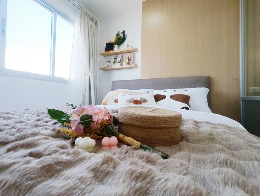 (ลดเพิ่ม 40,000 บาท) ห้องน่ารัก วิวดีม๊ากกกก รีโนเวท มีเครื่องใช้ไฟฟ้า ผ่อนถูก 5,xxx บาท ตึก D ชั้น 28 โล่ง ลมเย็น ใกล้ IKEA บางนา 4