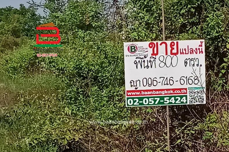 ที่ดินเปล่า(ยังไม่ถม) ซอยบ้านจิตธรรมดี-ลาดบัวหลวง (ตรงข้ามสวนอินทผาลัม) เนื้อที่ 2 ไร่ 800 ตรว. ถนนสายเอเชีย ตำบลพระยาบันลือ อำเภอลาดบัวหลวง 2