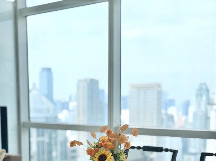 ให้เช่า คอนโด Athenee Residence (แอทธินี เรสซิเด้นซ์) 140 ตรม 2 นอน 2 น้ำ ชั้น 37 เฟอร์ครบ + เครื่องใช้ไฟฟ้า พร้อมเข้าอย 3