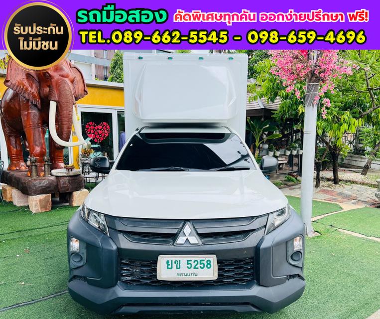 ✨ 2022 Mitsubishi TRITON 2.5 Single Cab GL ✅ ตู้แห้ง สูงใน 180 ซม. 🚗 รับประกันไมล์แท้ 7x,xxx กม.