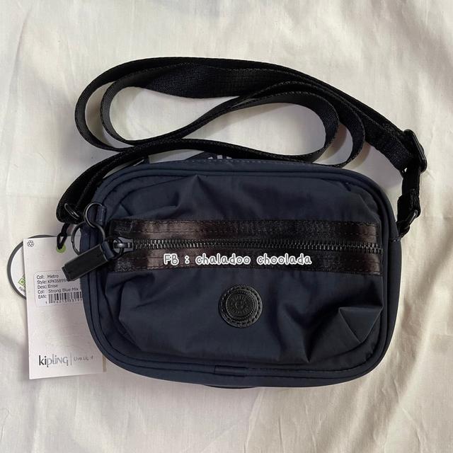 (พร้อมส่ง/ของแท้ค่ะ💯🐒) กระเป๋า Kipling METRO ENISE strong blue