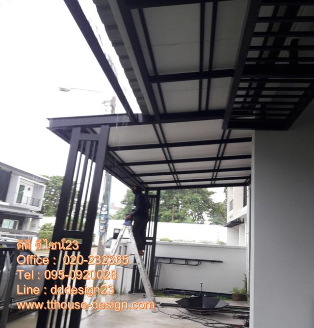 รับเหมา ต่อเติม โครงหลังคา กันสาด ห้องครัว เทพื้น ปูกระเบื้อง Line dddesign23 2