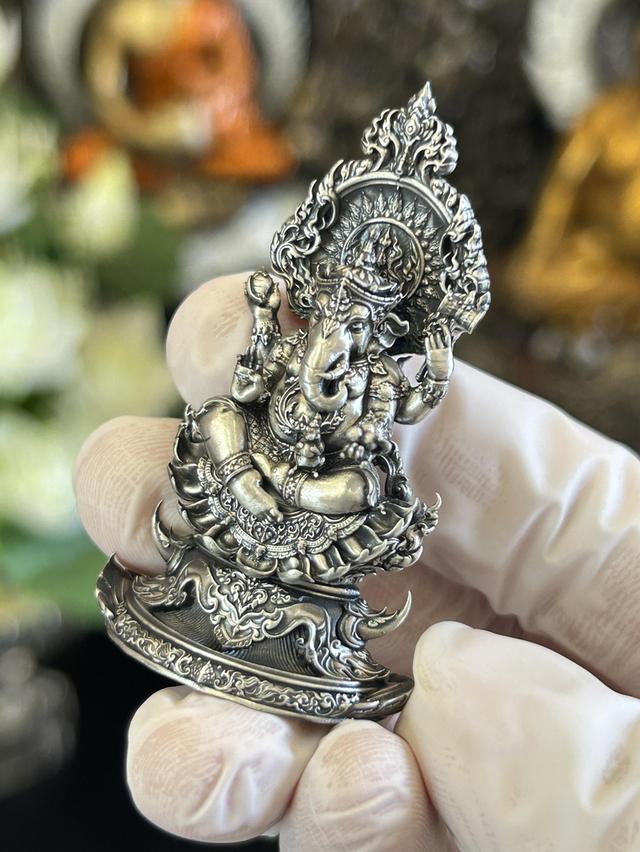 ✨ The Eternal Successor Ganesha Suk Samrit Nirun Masterpiece – Solid Sterling Silver with Satin Finish for Infinite Prosperity & Obstacle Removal รูปที่ 4