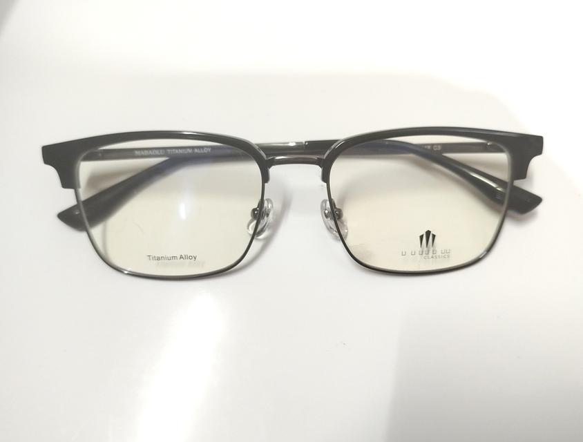 กรอบแว่นไททาเนียม กรอบTitanium IPเกรดพรีเมี่ยม กรอบแว่นทรงคับมาสเตอร์ แว่นตาไททาเนียม แว่นทรงคลับมาสเตอร์ แว่นตาไททาเนียม น้ำหนักเบาใส่สบาย แข็งแรง 3