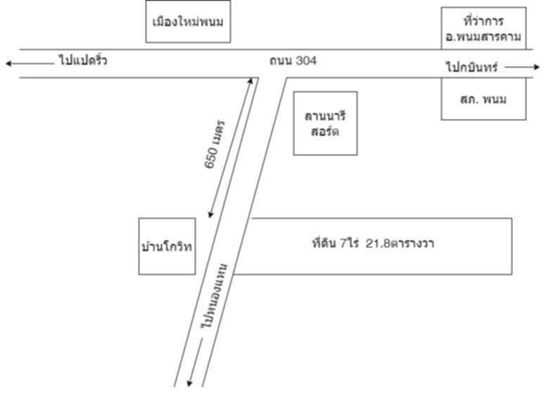 ขายที่ดินตำบลหนองแหน อำเภอพนมสารคาม จังหวัดฉะเชิงเทรา 1
