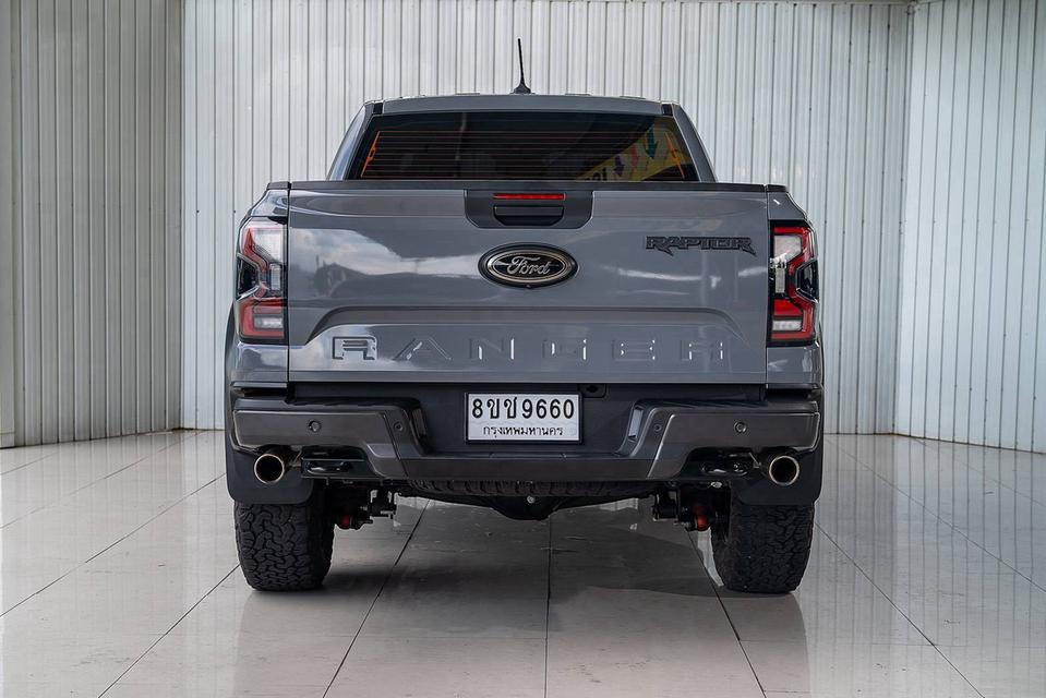 FORD RANGER, 3.0 RAPTOR ECO BOOST 4WD ปี 2022 จด 2025 สีเทาโฉม DOUBLE CAB รูปที่ 7